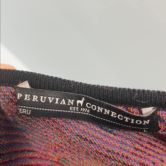 Peruvian Connection Multicolored Sweater Dress - Picture 5 of 5